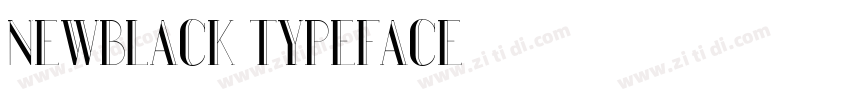 NEWBLACK TYPEFACE字体转换